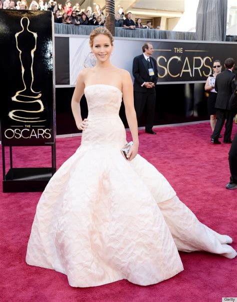 jennifer lawrence dior dress oscars 2013|jennifer lawrence at the oscars.